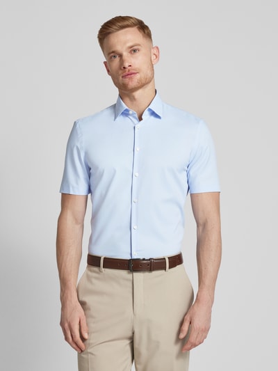 Jake*s Slim Fit Business-Hemd mit 1/2-Arm Bleu 4