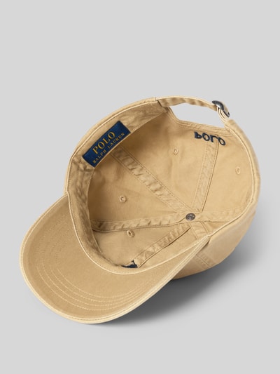 Produktfoto, Basecap aus reiner Baumwolle von Polo Ralph Lauren w jednolitym kolorze z haftowanym logo, otworami wentylacyjnymi, wzmocnionym daszkiem i regulowanym zapięciem, materiał: czysta bawełna