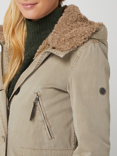 Blonde No. 8 Licht gewatteerde parka, model 'Creek' Zand - 3