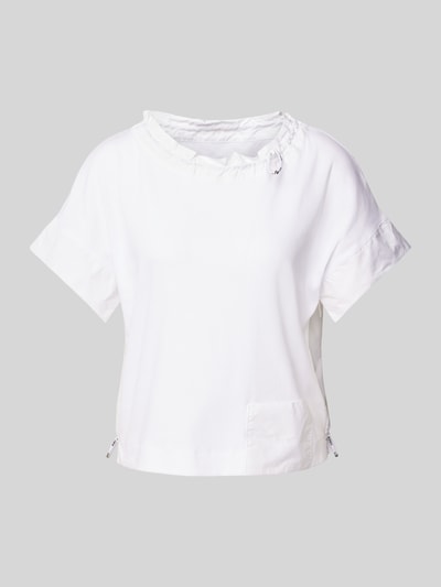 Marc Cain T-Shirt mit Eingrifftasche Weiss 2