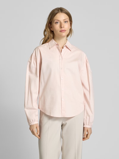 BOSS Orange Relaxed fit blouse met ballonmouwen, model 'Barby' Lichtroze - 4