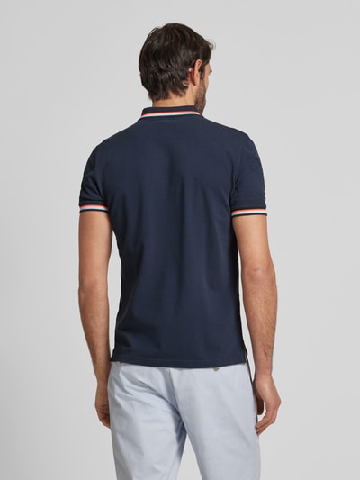 Sundek Poloshirt mit kurzer Knopfleiste Modell 'Brice' Marine 5