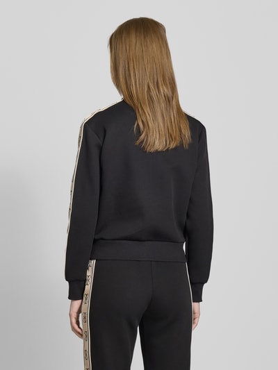 Guess Activewear Sweatjacke mit Label-Print Modell 'BRITNEY' Black 5