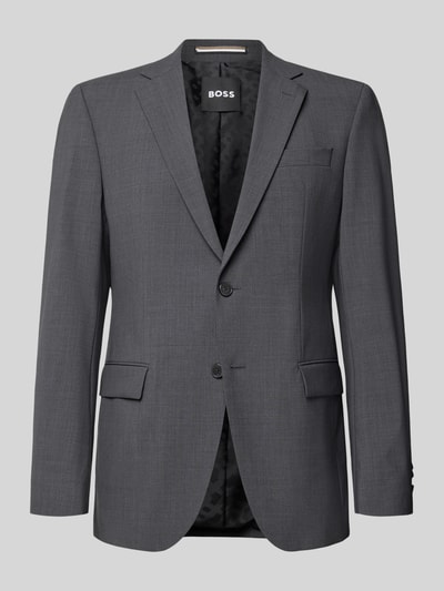 BOSS Marynarka do garnituru o kroju regular fit z mieszanki żywej wełny model ‘H-Jasper-MM-C-NF’ Antracytowy 2