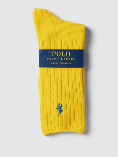 Polo Ralph Lauren Underwear Socken mit Logo-Stitching Gelb 3