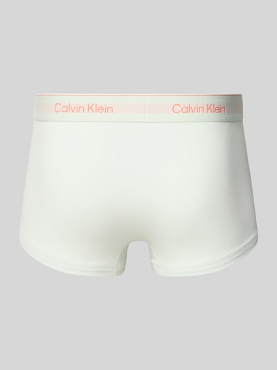 Calvin Klein Underwear Trunks mit Logo-Stitching Modell 'Low Rise' im 3er-Pack Koralle 3