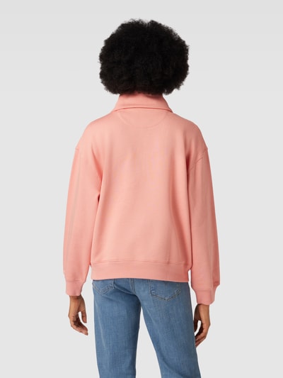 Gant Sweatshirt met opstaande kraag Zalm - 5