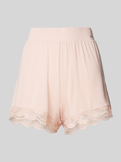 Skiny Pyjama-Shorts mit Spitzenbesatz Rose 1