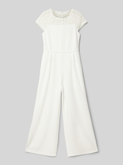 DANAMADE Jumpsuit mit Rundhalsausschnitt Ecru 1