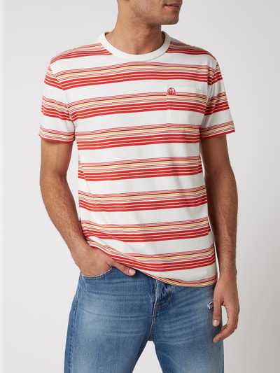 Superdry T-Shirt mit Streifenmuster Rot 4