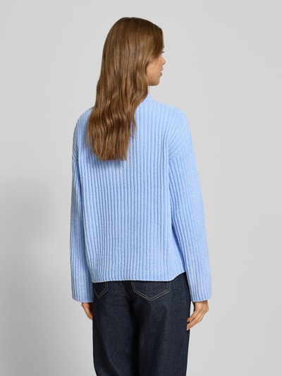 FREE/QUENT Strickpullover in Ripp-Optik Modell 'Thrill' Hellblau 5
