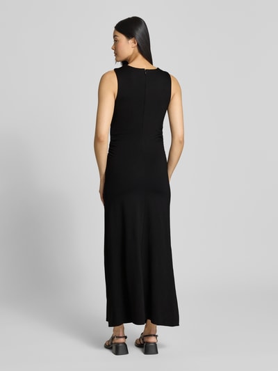 Selected Femme Midikleid mit Rundhalsausschnitt Modell 'IRA' Black 5