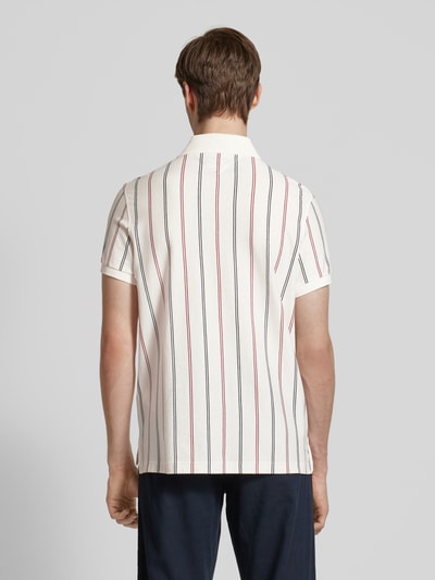 Tommy Hilfiger Regular Fit Poloshirt mit Logo-Stitching Offwhite 5