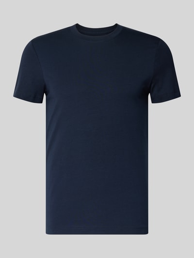 Tom Tailor Slim fit T-shirt van katoenmix
 Marineblauw - 2