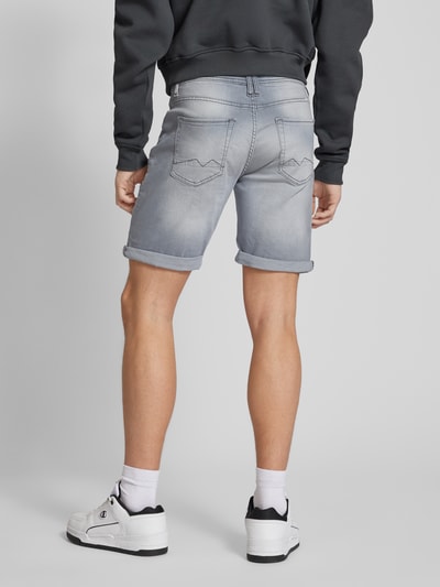 Blend Regular Fit Jeansshorts im 5-Pocket-Design Hellgrau 5