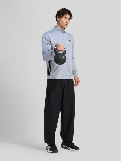 adidas Training regular fit trainingsjack met logodetail Middengrijs - 1