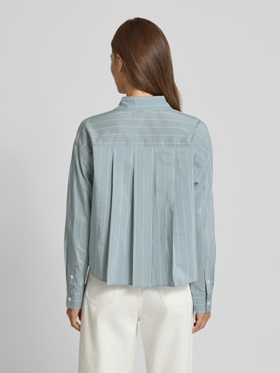 Luisa Cerano Regular fit blouse met borstzak Bleu - 5
