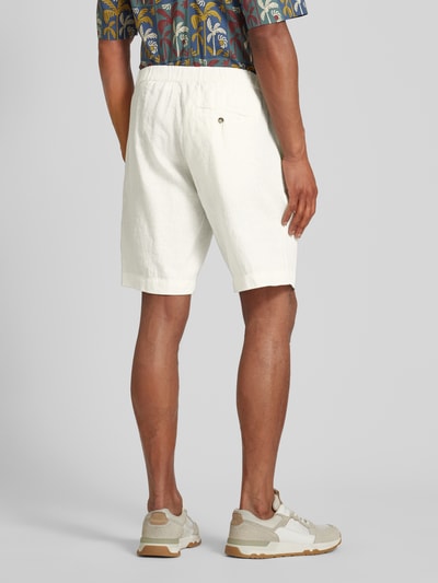 Mazine Leinenshorts in unifarbenem Design Modell 'Littlefield' Weiss 5