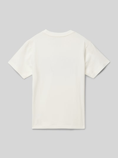 Polo Ralph Lauren Teens T-shirt met labelstitching Offwhite - 3