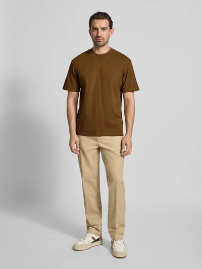 HUGO Regular Fit T-Shirt aus reiner Baumwolle Modell 'DAPOLINO' Hazel 1