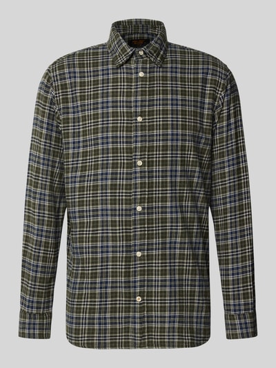 JACK & JONES Regular Fit Freizeithemd mit Kentkragen Modell 'FIELD' Oliv 1