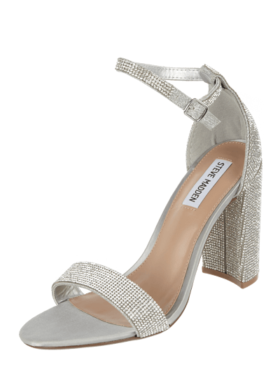 Steve Madden Sandalette mit Ziersteinbesatz  Silber 2