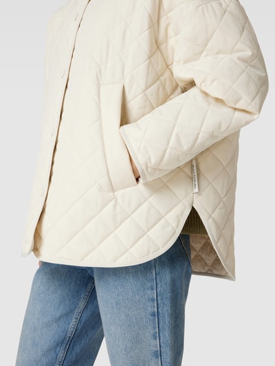 Marc O'Polo Steppjacke mit Druckknopfverschluss Offwhite 3