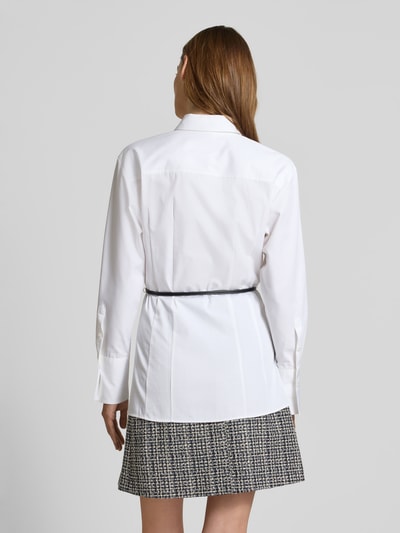 HUGO Overhemdblouse met tailleriem, model 'Everlee' Wit - 5