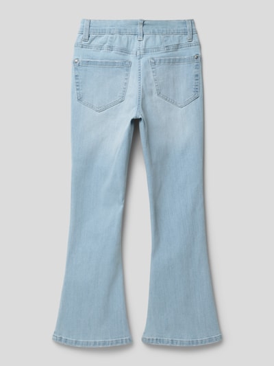 s.Oliver RED LABEL Flared cut jeans in 5-pocketmodel Lichtblauw - 3