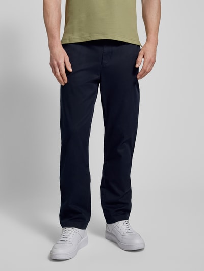 Tommy Hilfiger Regular fit chino met ceintuurlussen, model 'MERCER 1985' Marineblauw - 4