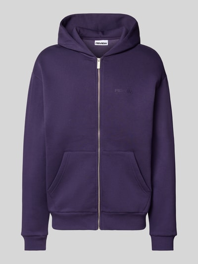 REVIEW Sweatjack met capuchon Paars - 2