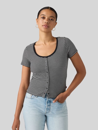 Levi's® Slim fit t-shirt van katoenmix Antraciet gemêleerd - 1