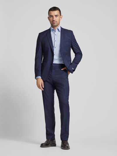 BOSS Slim fit zakelijk overhemd met kentkraag, model 'Hank' Bleu - 1