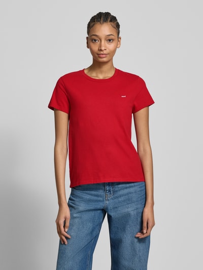 Levi's® T-Shirt mit Label-Badge Modell 'PERFECT TEE' Rot 4