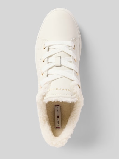 Tommy Hilfiger Lage sneakers van rundersuède Offwhite - 3
