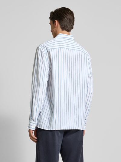 CK Calvin Klein Vrijetijdsoverhemd met kentkraag Bleu - 5