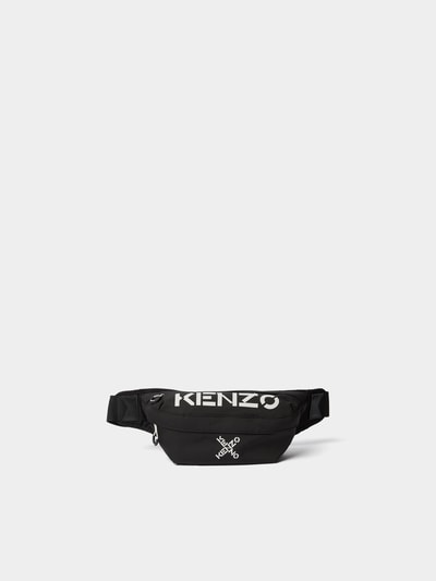 Kenzo Bauchtasche mit Label-Details Black 4