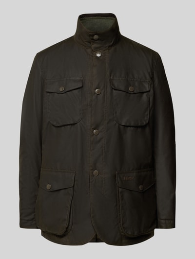 Barbour Regular Fit Jacke aus gewachster Baumwolle Oliv 2