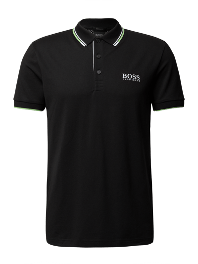 BOSS Green Poloshirt mit Logo-Stickerei Modell 'Paddy Pro' Black 2