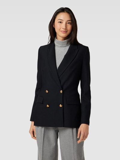 Jake*s Collection Blazer mit Streifenmuster Dunkelblau 4