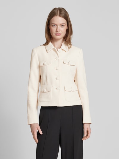 WHITE LABEL Blazer mit Pattentaschen Offwhite 4