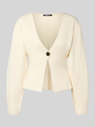 Gina Tricot Kardigan taliowany z zapięciem na guzik Złamany biały 2