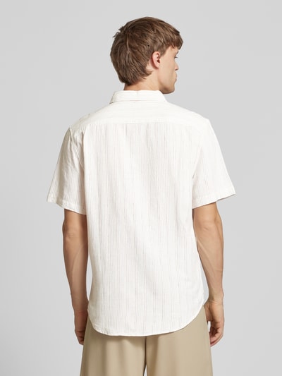 Levi's® Freizeithemd aus Leinen-Viskose-Mix mit Baumwoll-Anteil Weiss 5