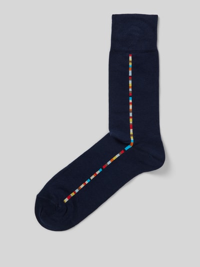 PAUL SMITH Socken mit Strukturmuster Modell 'VITTORE' Marine 1