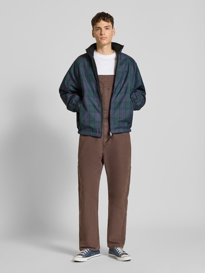 Carhartt Work In Progress Jack met opstaande kraag en ritssluiting Donkerblauw - 1