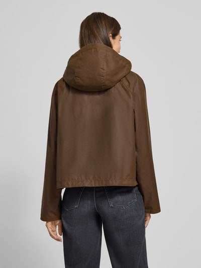 Barbour Loose fit houtje-touwtjejas van puur katoen, model 'MYRA' Middenbruin - 5