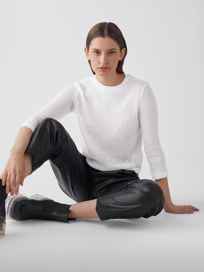 Vince Pullover mit Rundhalsausschnitt Weiß 3