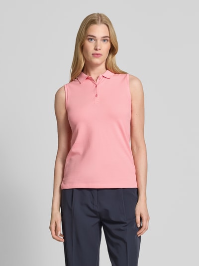 Christian Berg Woman Tanktop met polokraag Felroze - 4