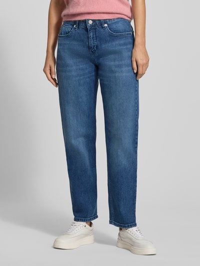 MAC Jeansy o kroju straight fit Niebieski 4