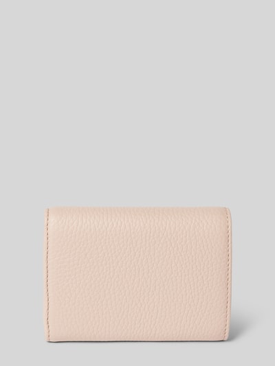 Coccinelle Portemonnaie mit Label-Applikation Rose 2